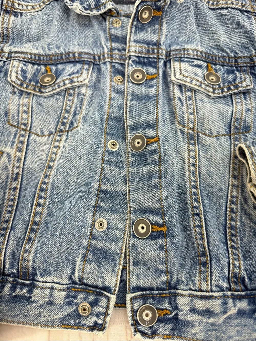 Children’s Place Girls Denim Jacket Size‎ 4 Blue Classic Trucker